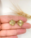 Gold Clover Earring