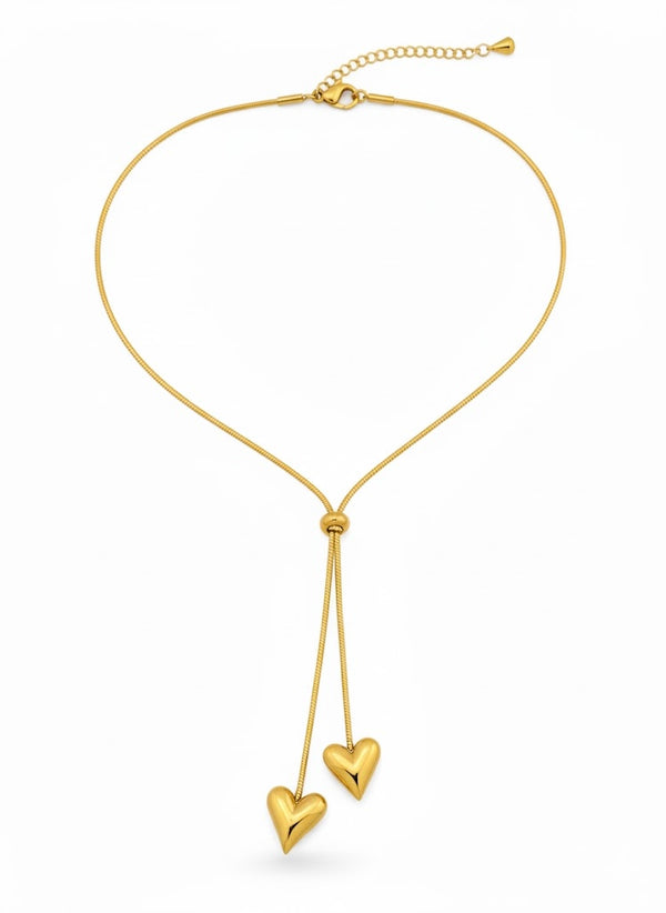 Dangling Hearts Necklace