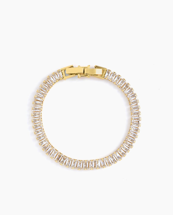 MEADOW BAGUETTE TENNIS BRACELET