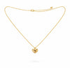 Solid Gold Dainty HeartNecklace with Rose Box
