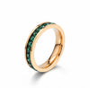 Green Slimline Ring