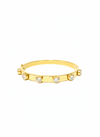 Gold Heart Brick Bracelet