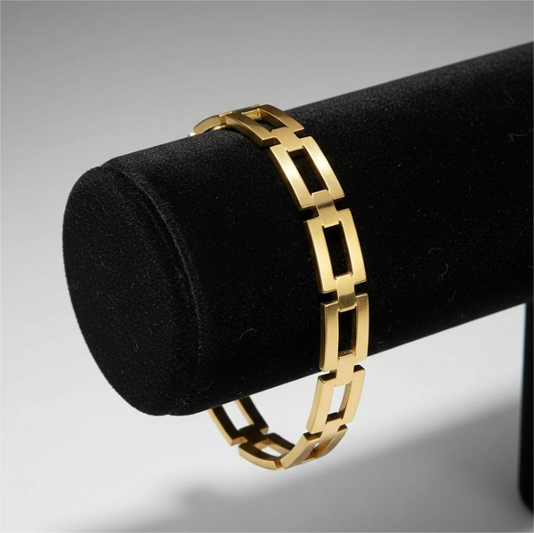 Gold Link Bangle