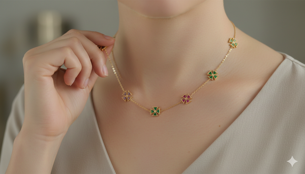 Pastel Petal Necklace