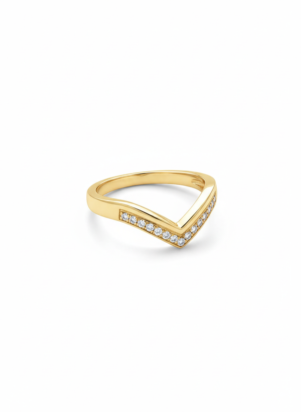 Starlit Curve Ring