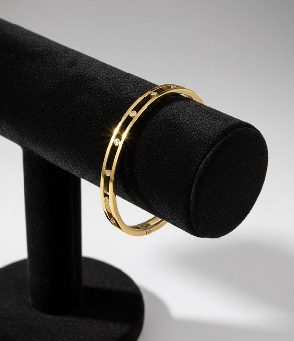 Minimal Stone stud Bracelet