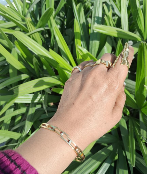 Minimal Stone stud Bracelet