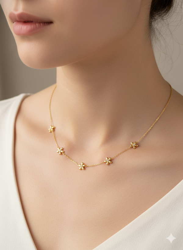 ZOFIA FLORY FLOWER NECKLACE