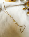 White Crystal Hand Chain