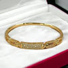 Gold-toned Diamond Link Bracelet