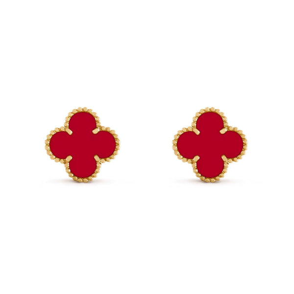 Red Clover Earrings