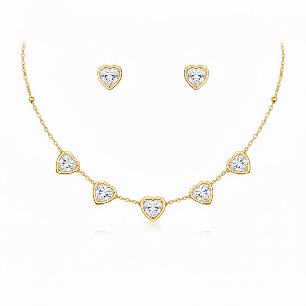 Else Heart Necklace with Earring