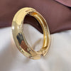 Onyx Gold Plated Bracelet Bangle