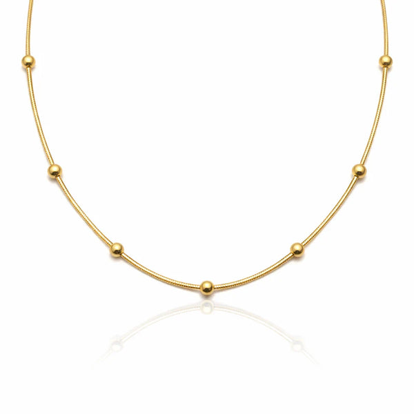 Dainty satellite neckchain with Rose box