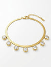 Minimal Crystal Snake Chain Bracelet