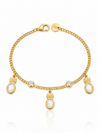 White Pineapple Luxe Bracelet
