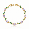 Lavi Tulip Emerald Leaf Bracelet