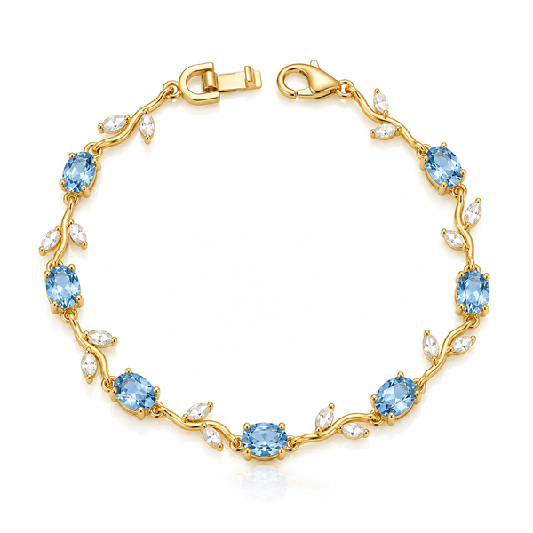 Sea Blue Tulip Bracelet
