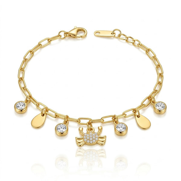 Pearl Crab Chimes Bracelet