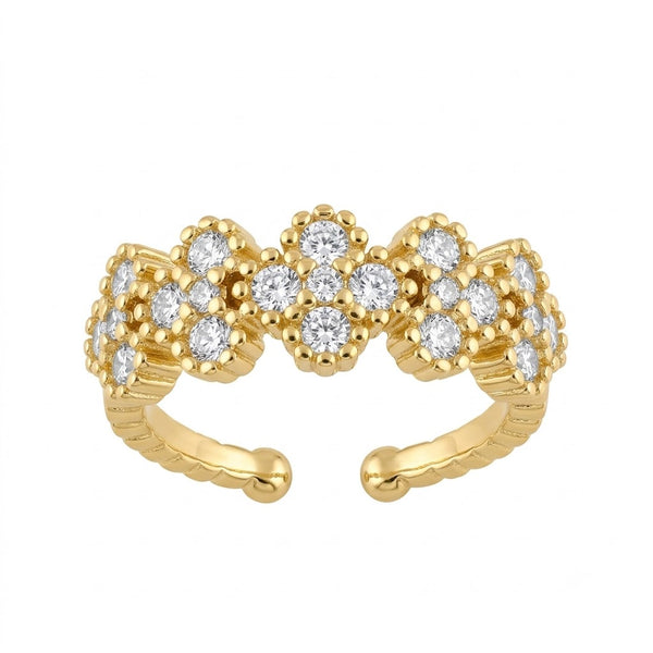 Crystal Lily Ring