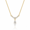 Crystal Cluster Drop Necklace