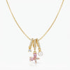 Pink Buttery Charm Necklace