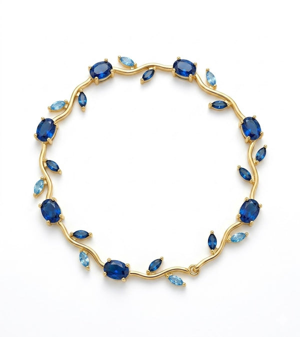 Blue Stardust Tulip Bracelet
