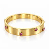 Pink Crystal Broad Bracelet