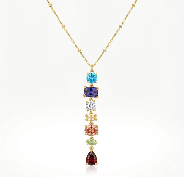 Crystal Plum Necklace