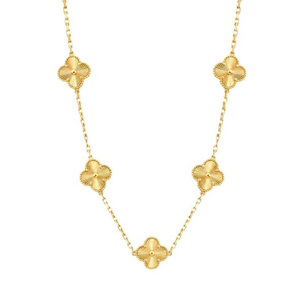 Gold Clover Necklace