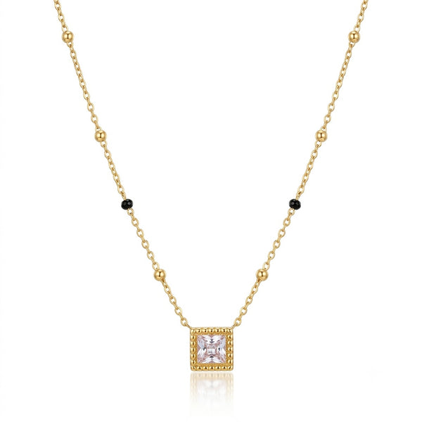 Pranika Diamond Bar 18K Gold Plated Mangalsutra