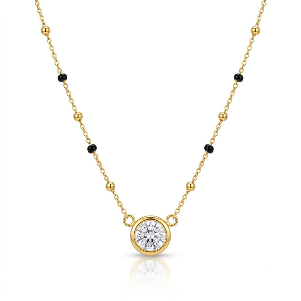 Rihana Solitaire 18K Gold Plated Mangalsutra