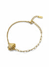 Shell Stud Chain Bracelet