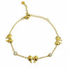 Alt Bow Stud Chain Bracelet