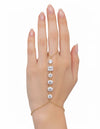 White Crystal Hand Chain