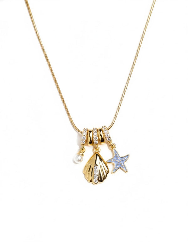 Sea Siren charm Necklace