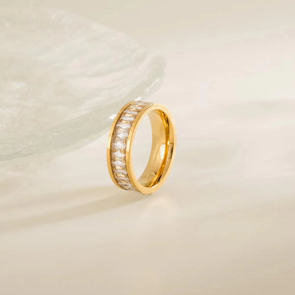 Blingy Lux Baguette Ring