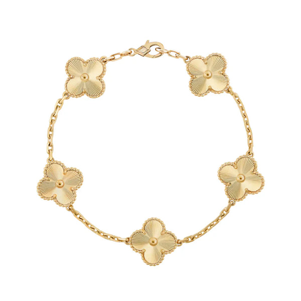 Gold Clover Bracelet