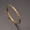 Gold Matrix Bangle