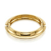 Onyx Gold Plated Bracelet Bangle