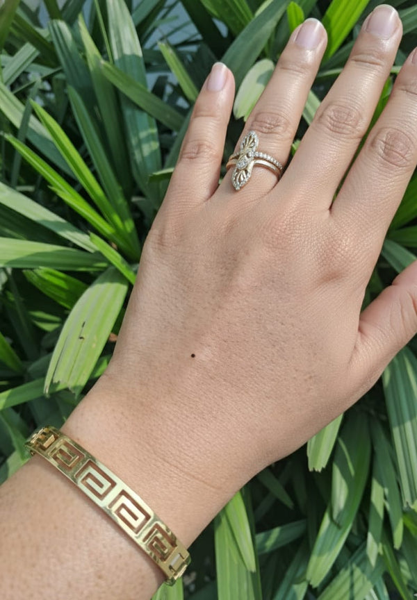 Gilded Maze Bracelet