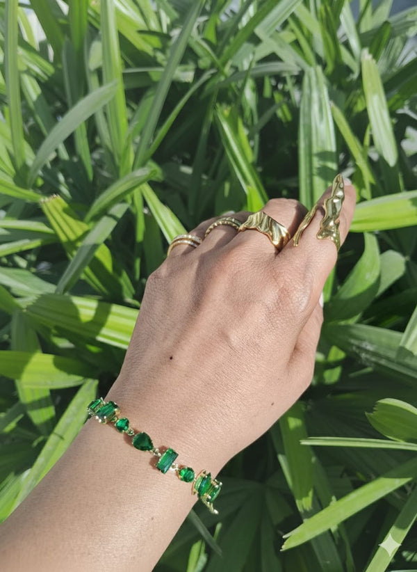 Emerald Gena Bracelet