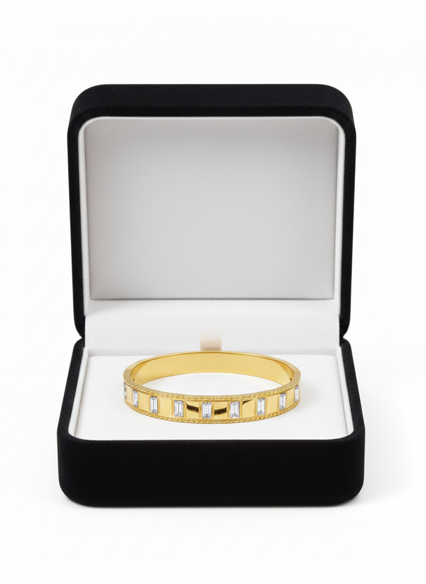 Window Reflection Thick Bracelet