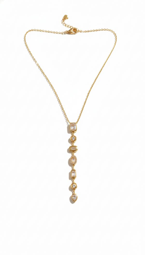 Zircon Studded Necklace