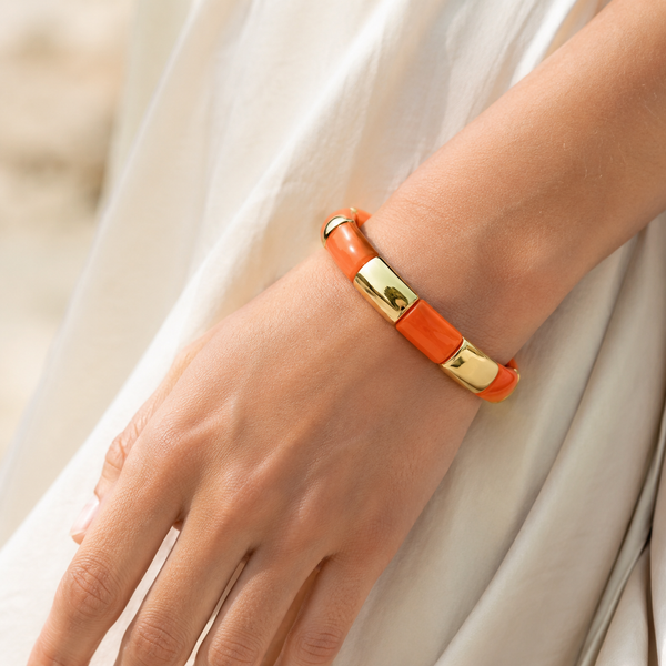 Viral Stackable Bracelet- Orange