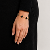 B&W Side Clover Bracelet