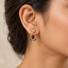 Ruby Tulip Earring