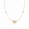 Crystal Charm Dangle Necklace