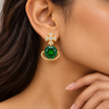 Emerald Orbit Earring