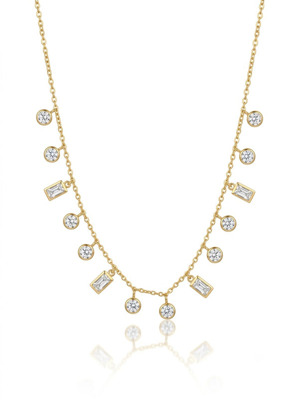 Rectangle Tassel Necklace